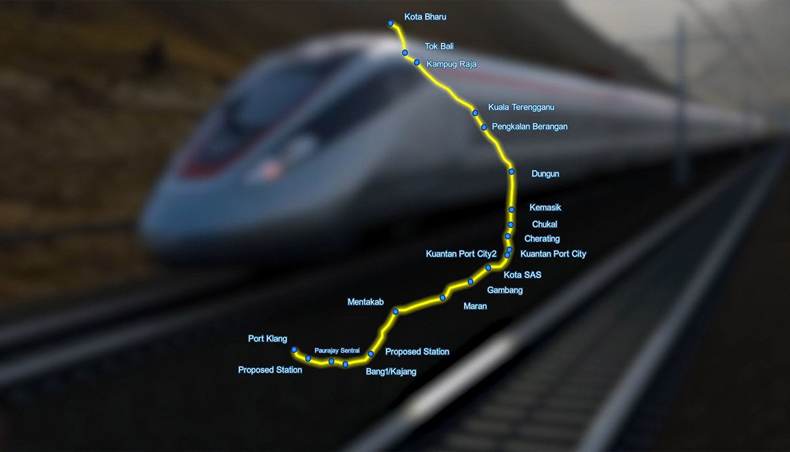 中國交建馬來西亞東海岸鐵路工程