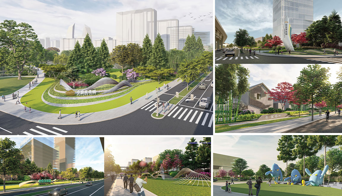 東環線（儒江路—四明路段）兩側改造提升工程（機場路南延線兩側綠地景觀工程）