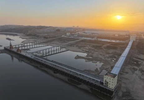 九江港星子沙山碼頭一期工程項目主體工程通過交工驗收 