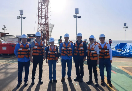 駐巴西里約熱內盧總領事田敏考察調研薩爾瓦多大橋項目部