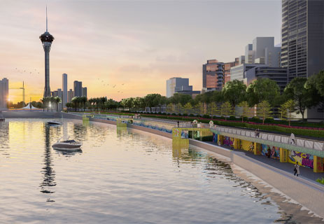 匠心筑城 | 澳門雅文湖畔，葡韻水岸煥新生 