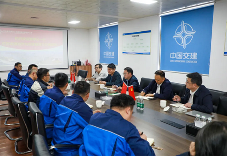 公司主要領導赴南通海洋生態保護修復項目調研指導 